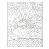 C-Line Products UColor TwoPocket Coloring Folders, Child Coloring Patterns, 6PK Set of 12 PK, 72PK 15207-DS